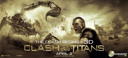 affiche choc des titans 3D
