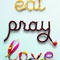 affiche teaser am  ricaine - Mange, prie, aime 