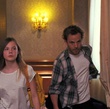 Stephen Dorff et Elle Fanning à l'hôtel