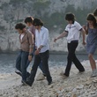 scene sur la plage Bus Palladium