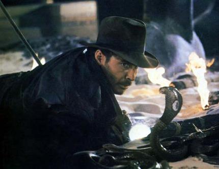 indiana jones face à sa phobie