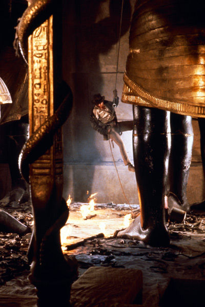 scène du film indiana jones et les aventuriers de l'arche perdue