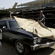 dwayne johnson et sa voiture dans faster