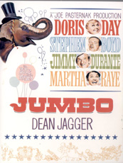 Affiche du film Jumbo, la sensation du cirque