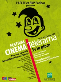 Le Festival Télérama se tiendra du 21 au 27 janvier