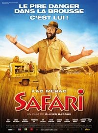 Safari avec Kad Merad : l'affiche
