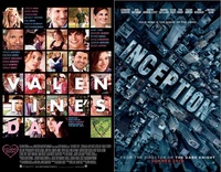 Nouvelles affiches pour Inception et Valentine's Day