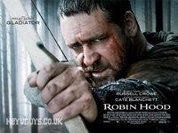 Première affiche du film Robin hood avec Russell Crowe