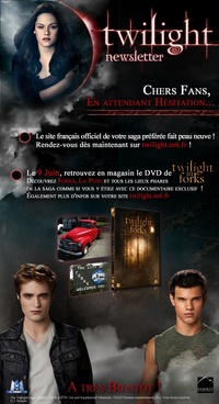Twilight : le plein de nouveautés !