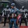 Captain America - Première photo de Chris Evans en costume