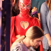 Olivia Wilde déguisée pour le tournage de Burt Wonderstone