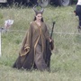 Maleficent, Angelina Jolie sur le plateau