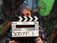 The Hobbit : photo clap de fin par Peter Jackson