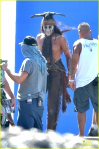 Johnny Depp dans Lone Ranger 