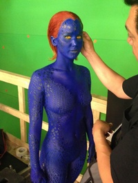 X-Men : photo de Jennifer Lawrence en Mystique 