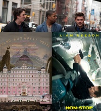 News bande-annonce : That Awkward moment, Non-Stop et The Grand Budapest Hotel