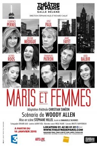 Maris et femmes de Woody Allen, adapté au Théâtre